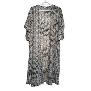 Dizzy Gal floral paisley print duster kimono womens S/M cottagecore fairy dainty